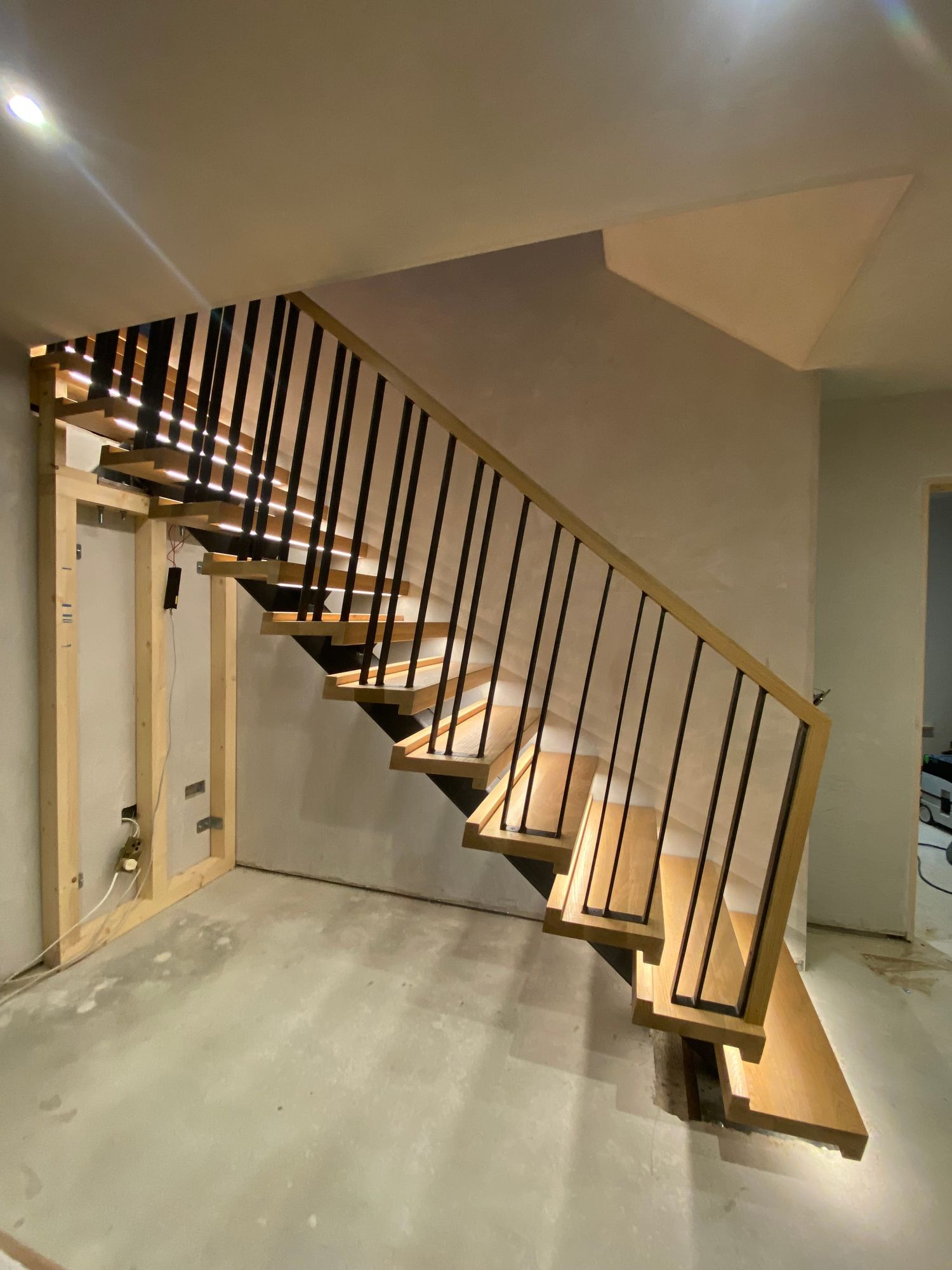 The stair as built