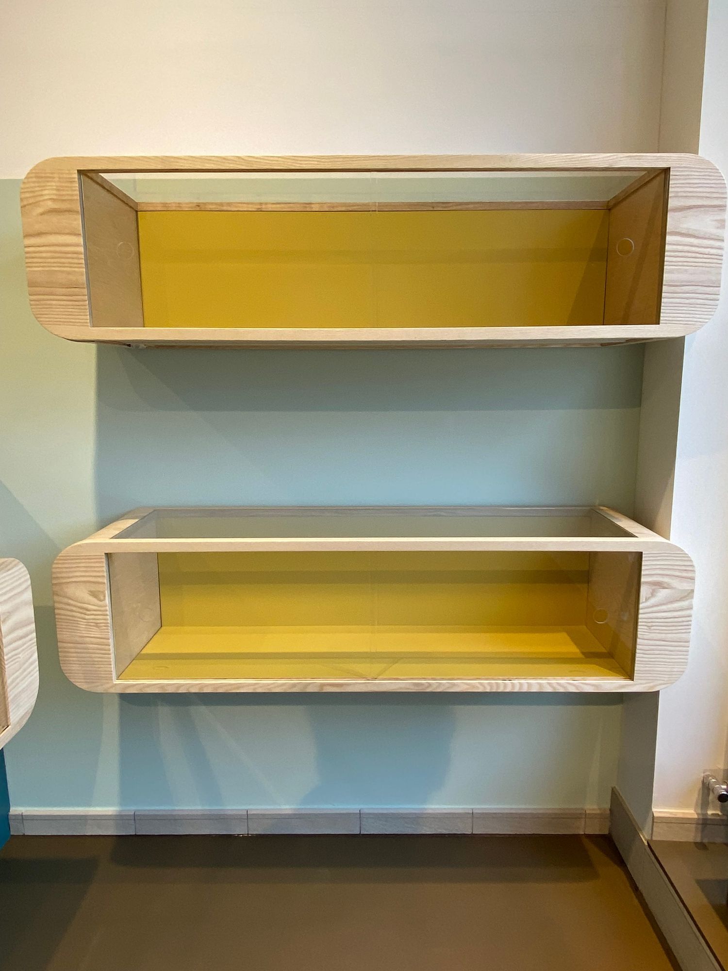 Two wall-hung units