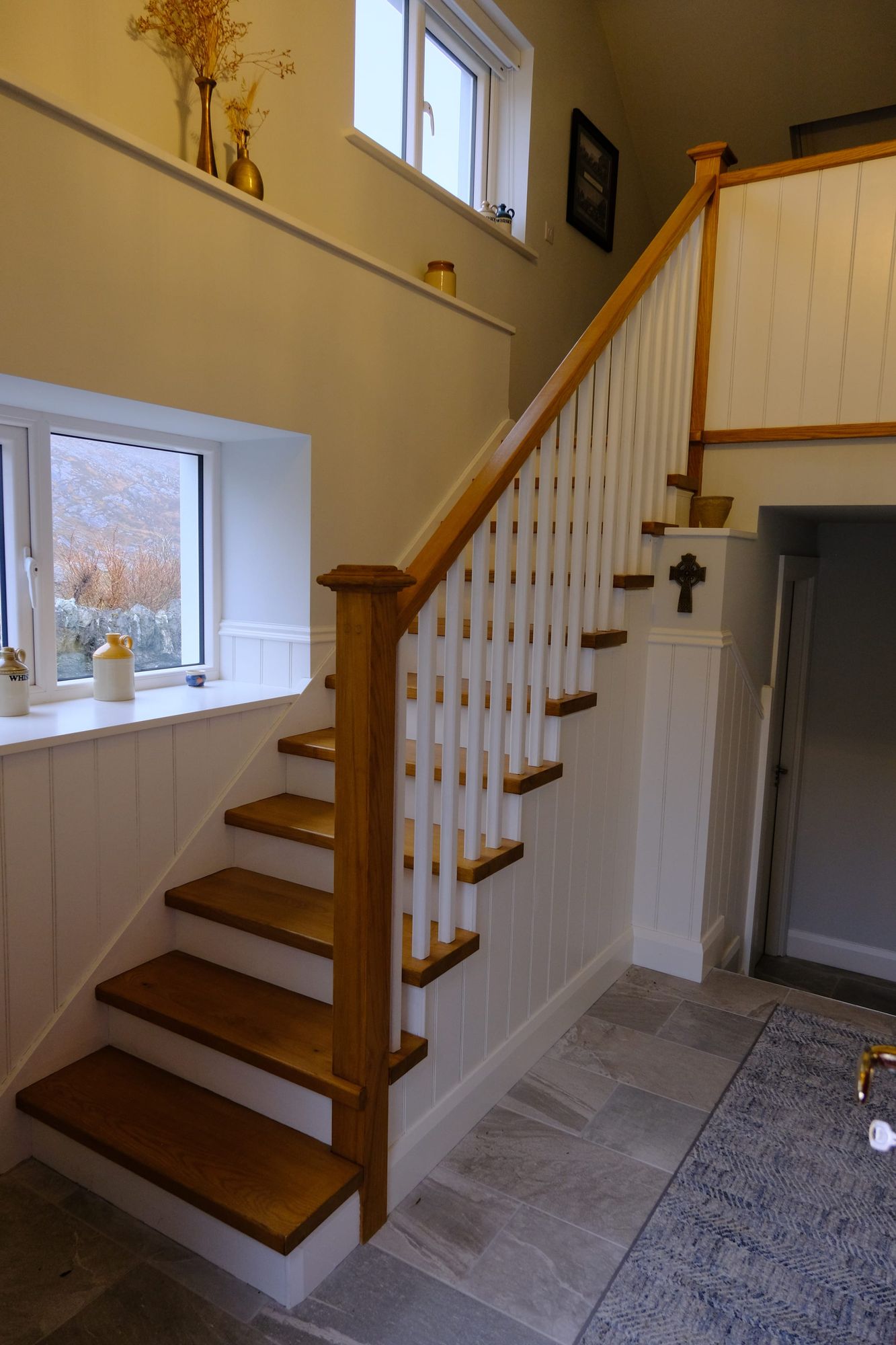 The same stair from the front door